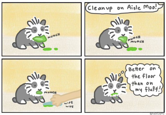 MooCow Eats Veg Comic