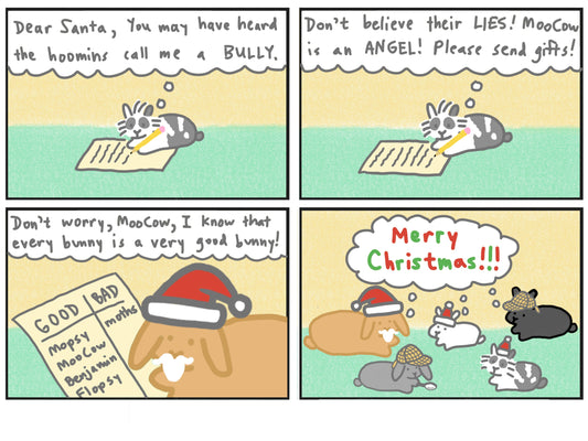 MooCow Writes to Santa Paws Comic (published 12/23/2023)