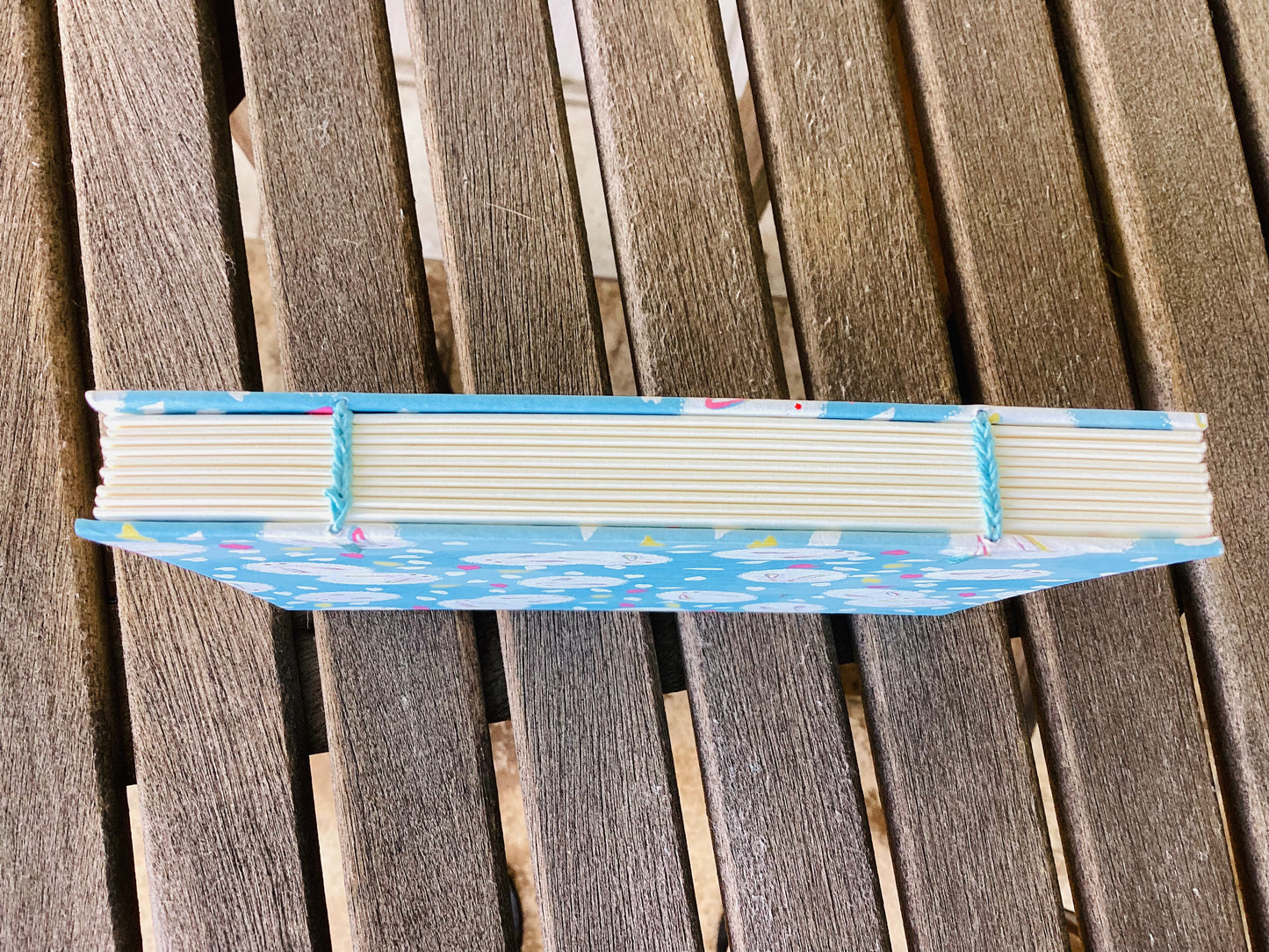 Light Blue Round Bunny Journal