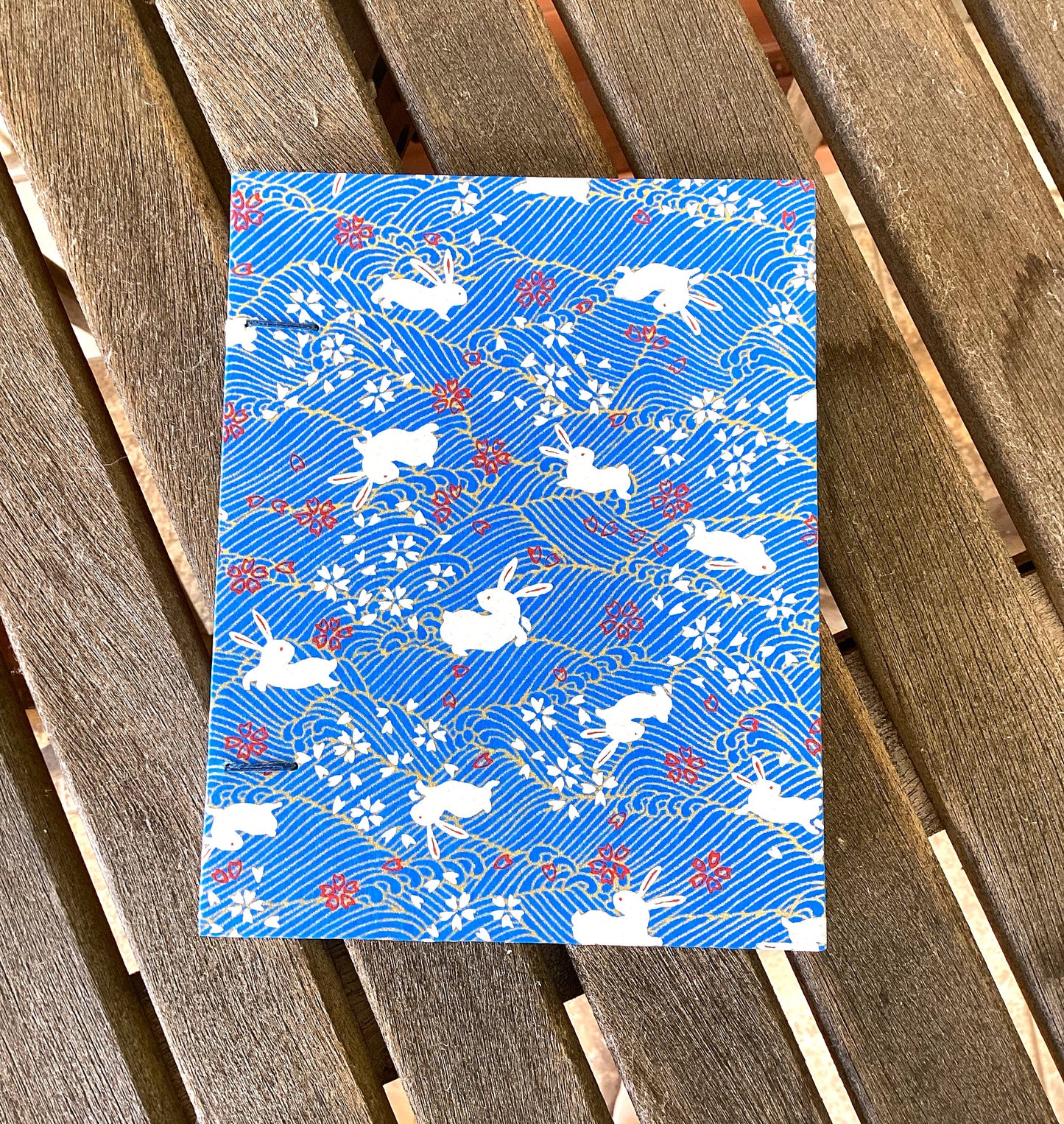 Blue Bunny & Waves Journal