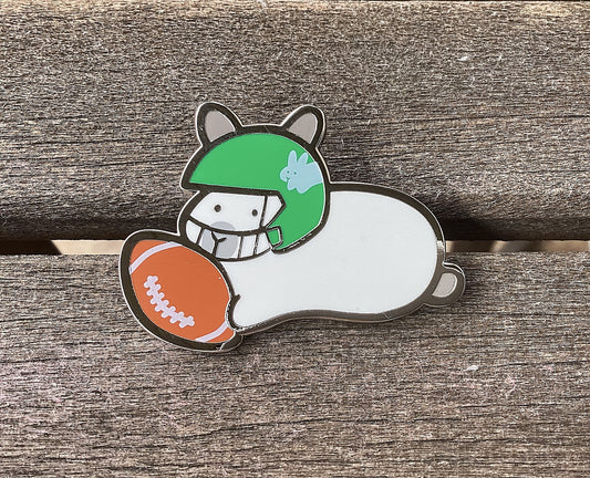 Football Bunny Pin