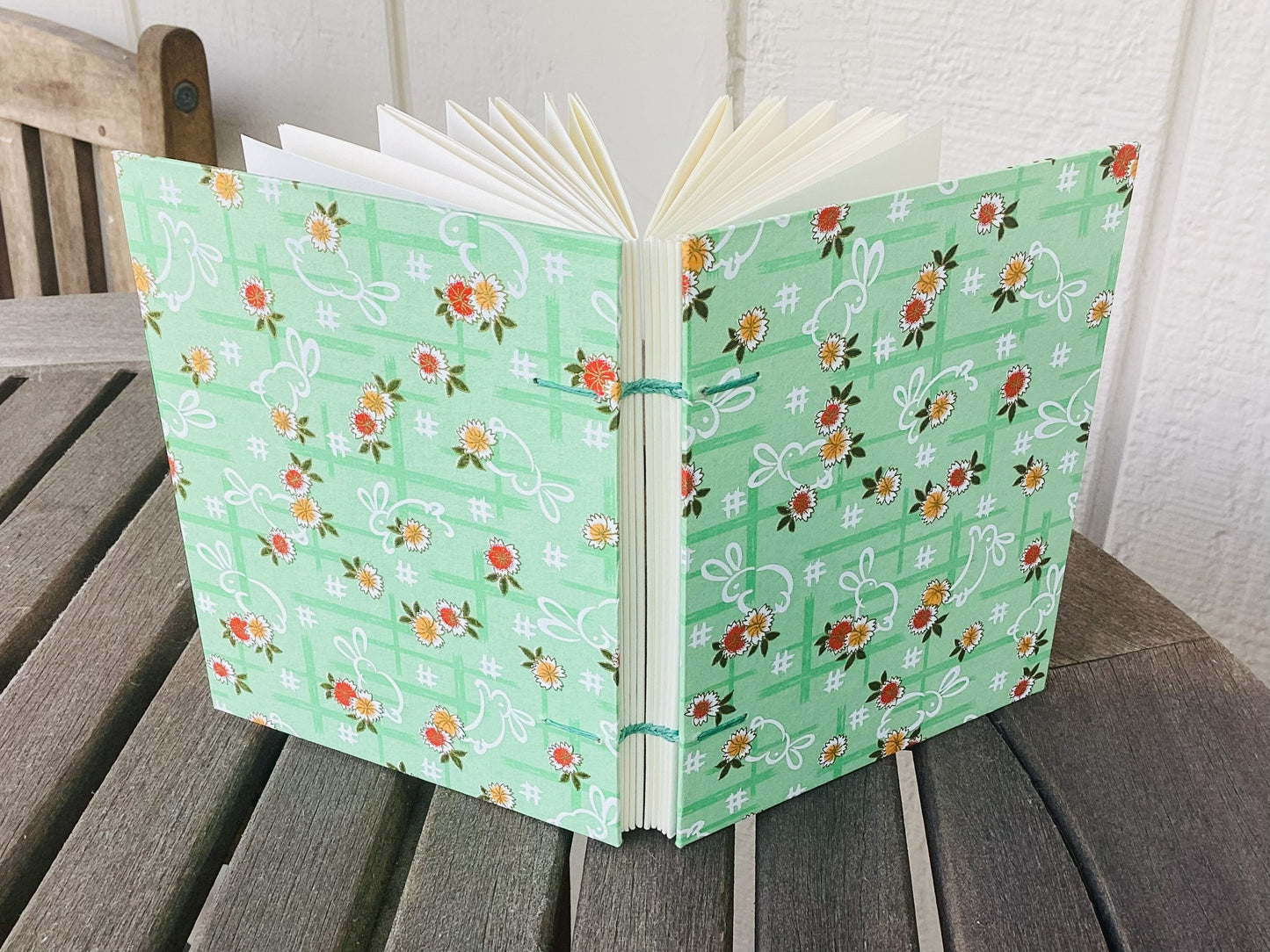 Light Green Bunny Rabbit Journal