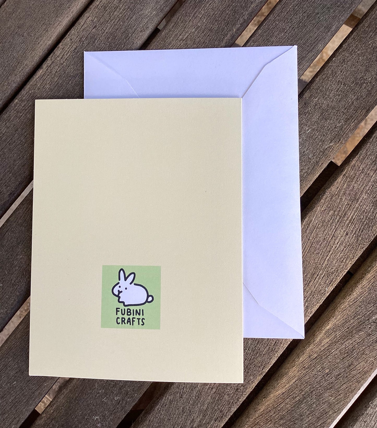 Hugs Bunny Comic Card
