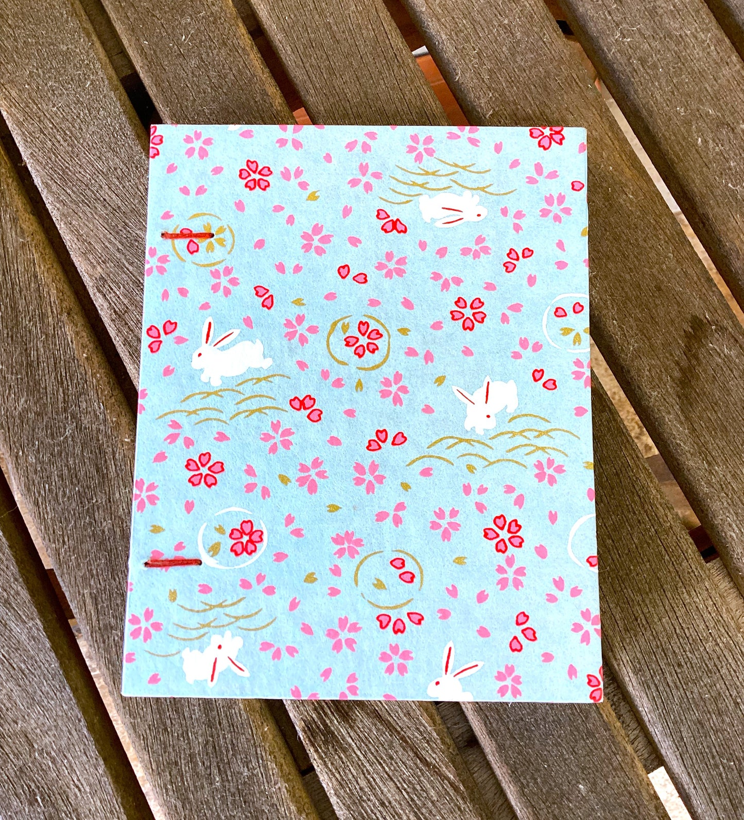 Light Blue Bunny Journal