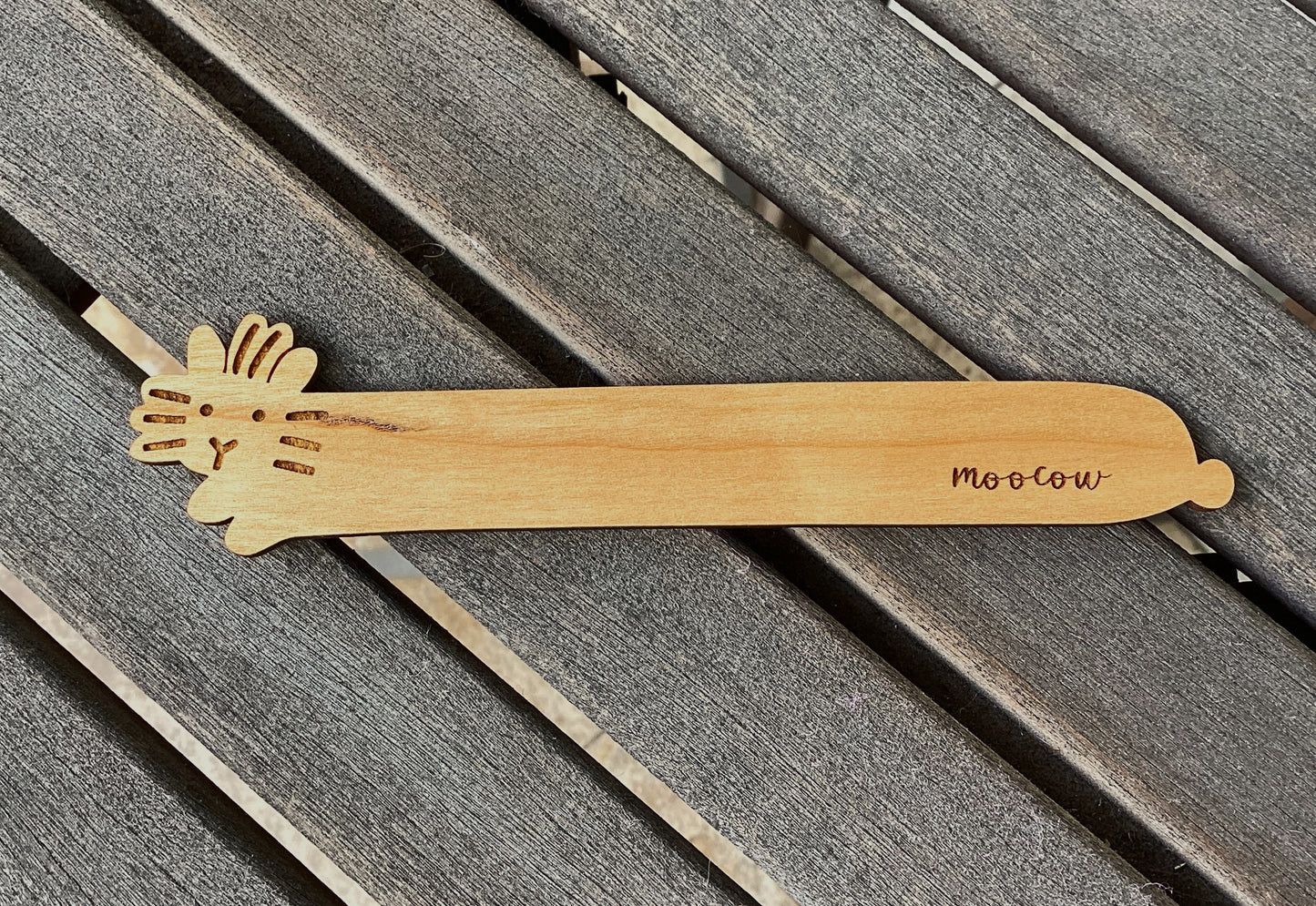 long lionhead bunny bookmark