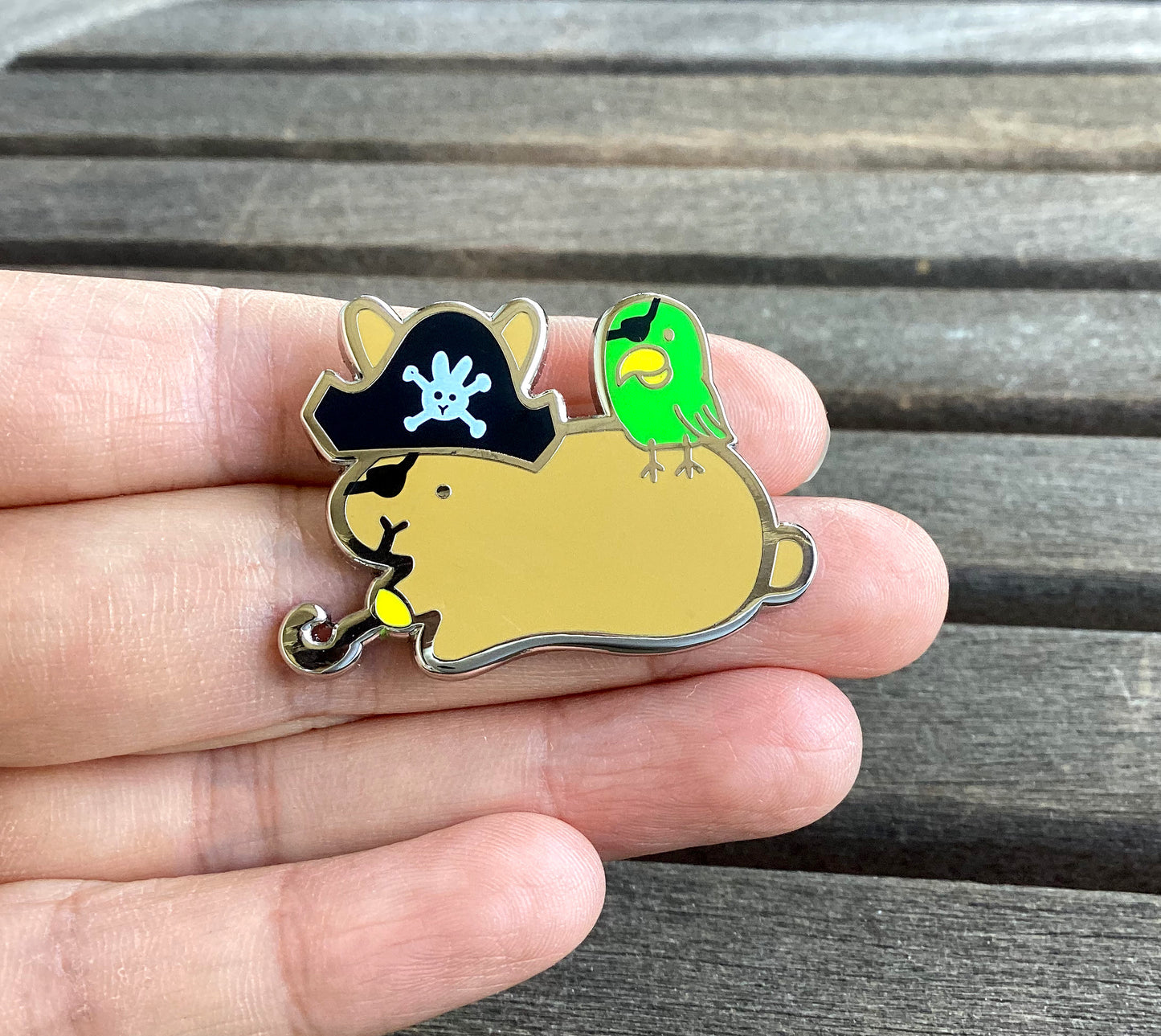 Pirate Bunny Pin