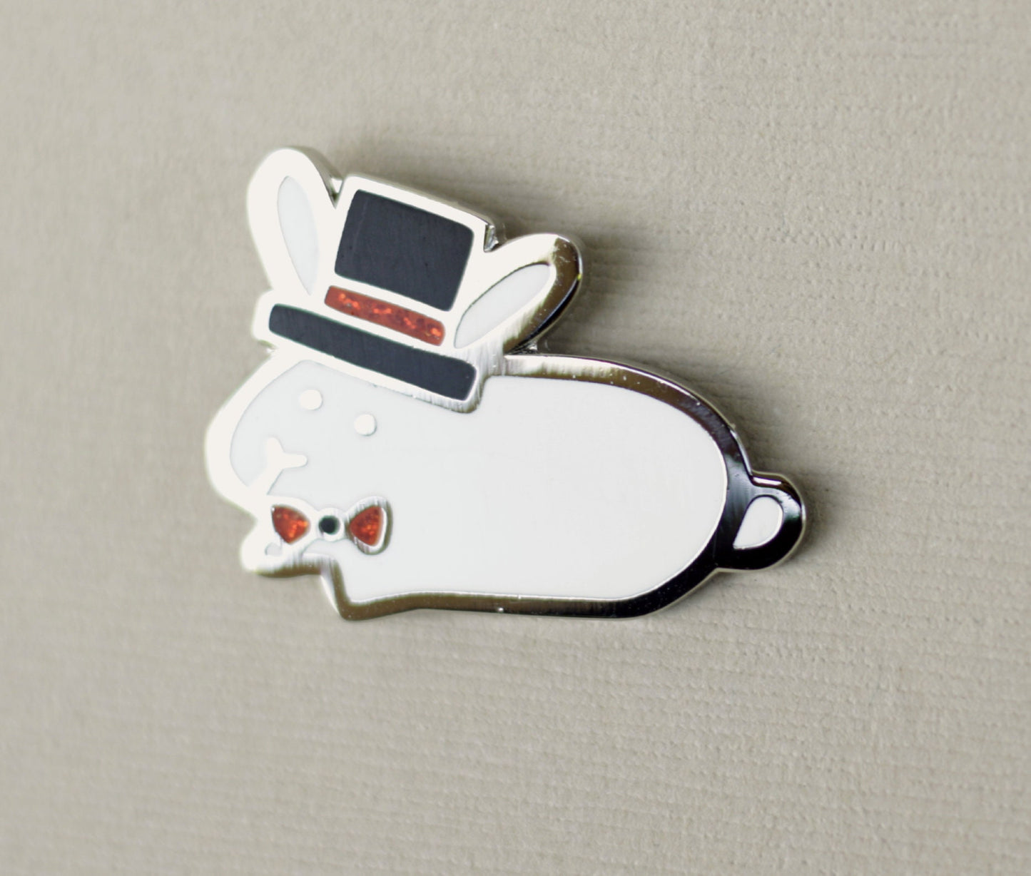 Bunny Magician in Top Hat Pin