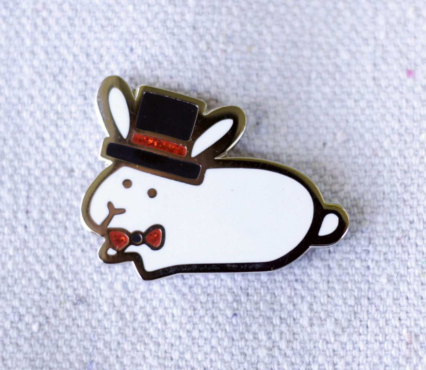 Bunny Magician in Top Hat Pin
