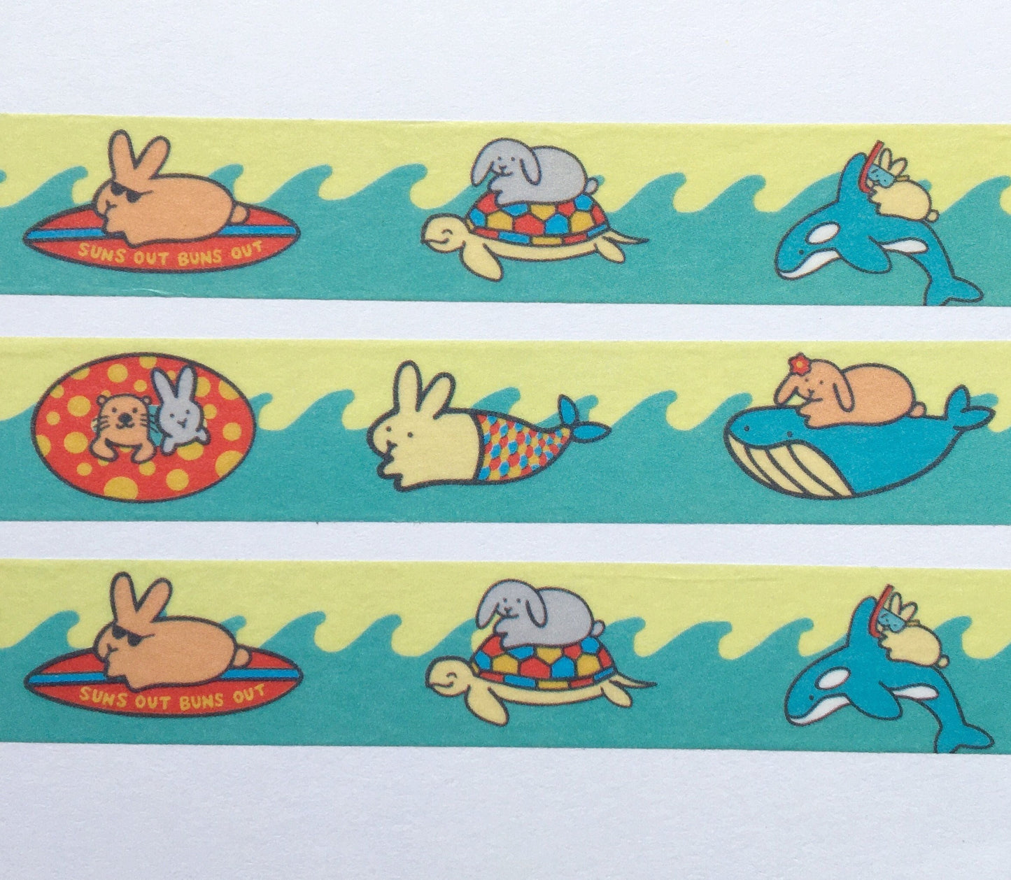 Beach Buns Washi Tape 15mm x 10m