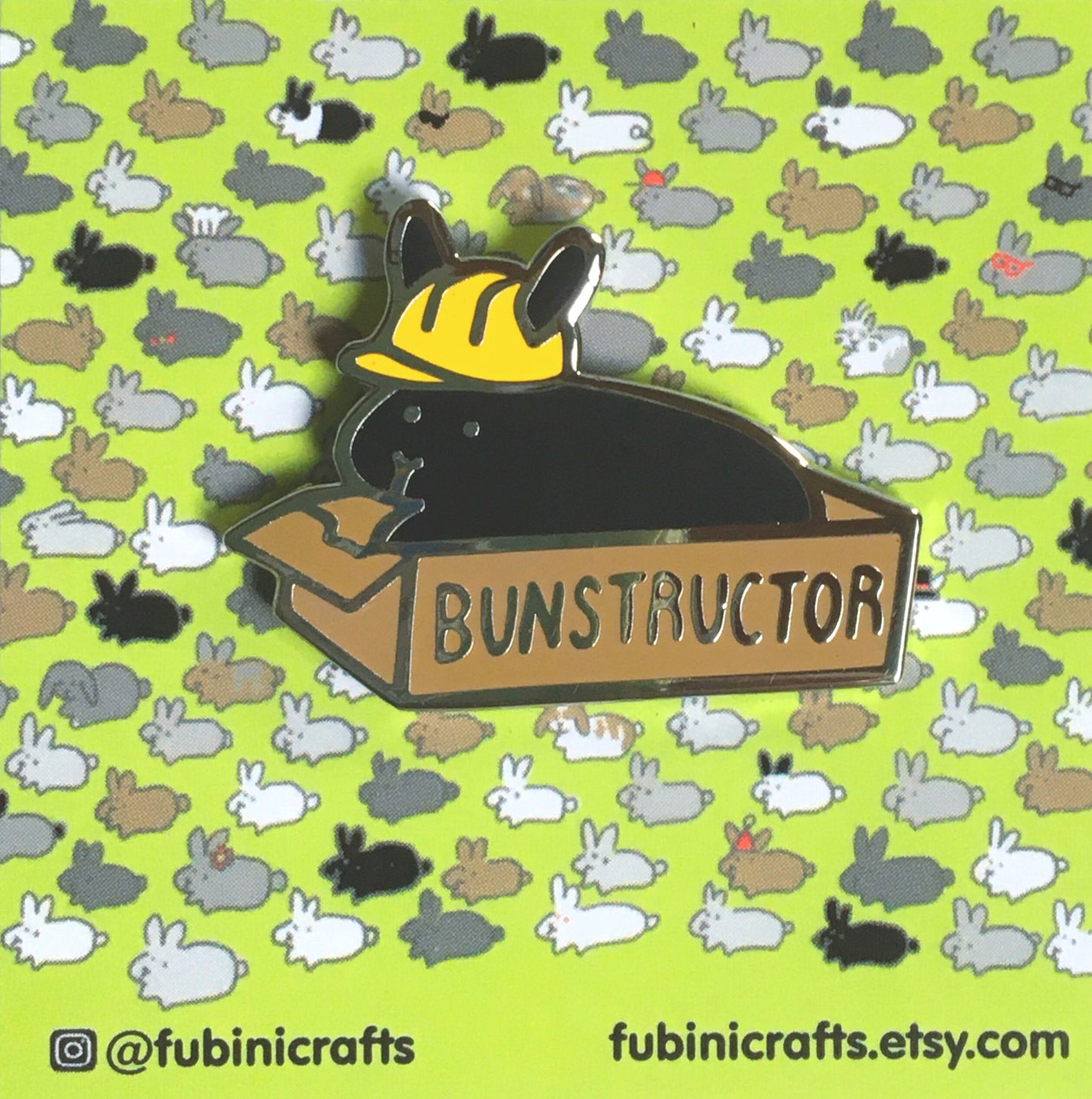Construction Bunny Pin (Bunstructor)