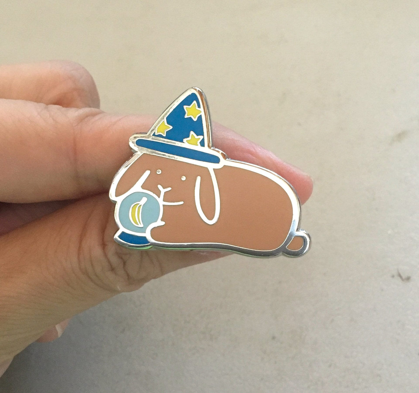 Wizard Rabbit Pin