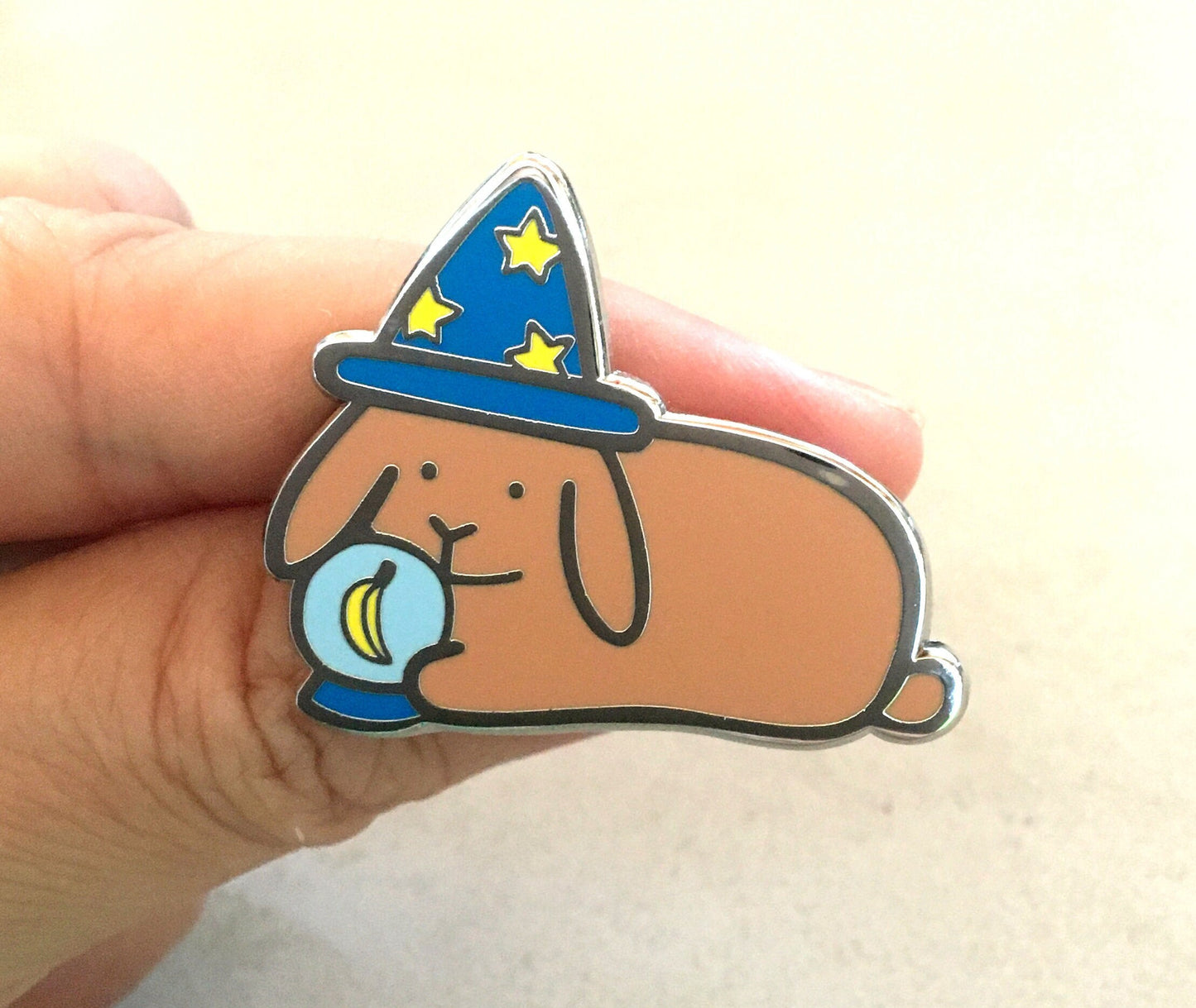 Wizard Rabbit Pin