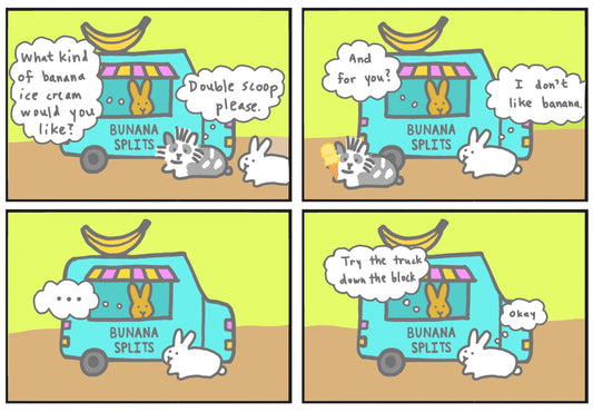 Mopsy ice cream comic part 1 (published 7/22/2023)