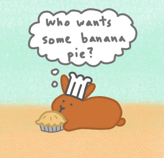 Pi Day baker bun comic (published 3/14/2024)