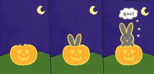 Pumpkin Bunny Comic (published 9/25/2022)