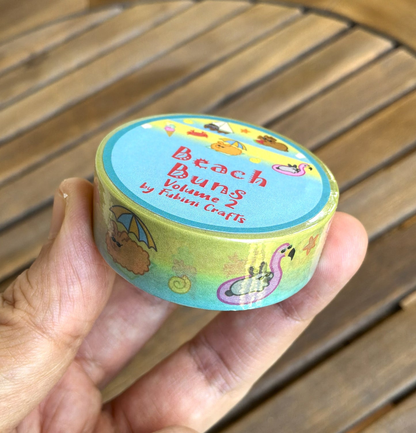 Beach Buns Volume 2 Washi Tape 15mm x 10m