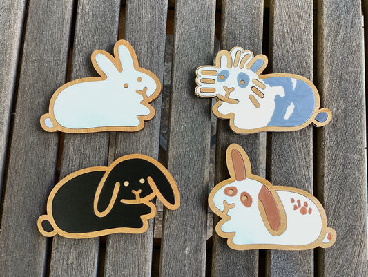 Custom Big Bunny Magnet (One)