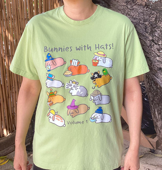 T-shirt - Bunnies with Hats Volume 1