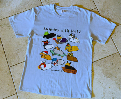 T-shirt - Bunnies with Hats Volume 2