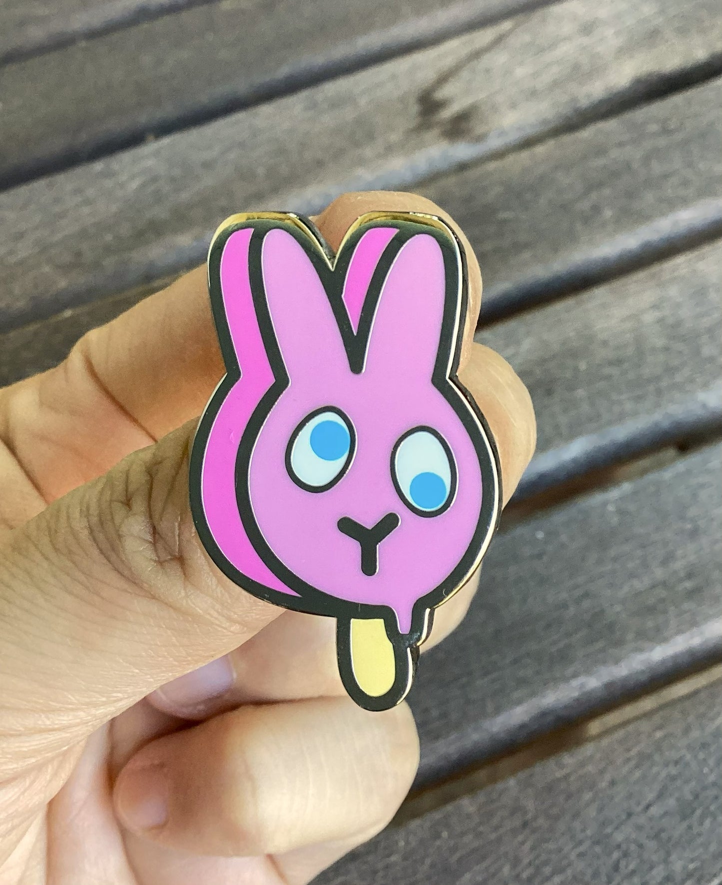 Popsicle Bunny Pin