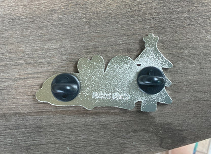 Christmas Tree Bunnies Pin