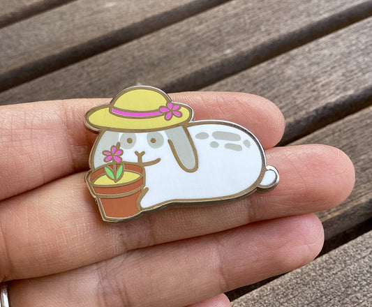Gardener Bunny Pin