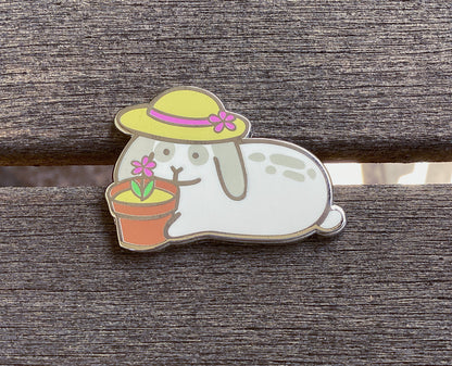 Gardener Bunny Pin