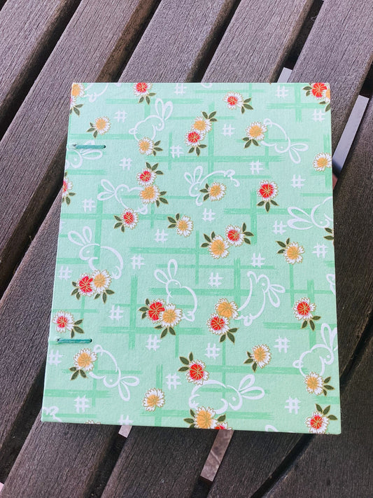 Light Green Bunny Rabbit Journal