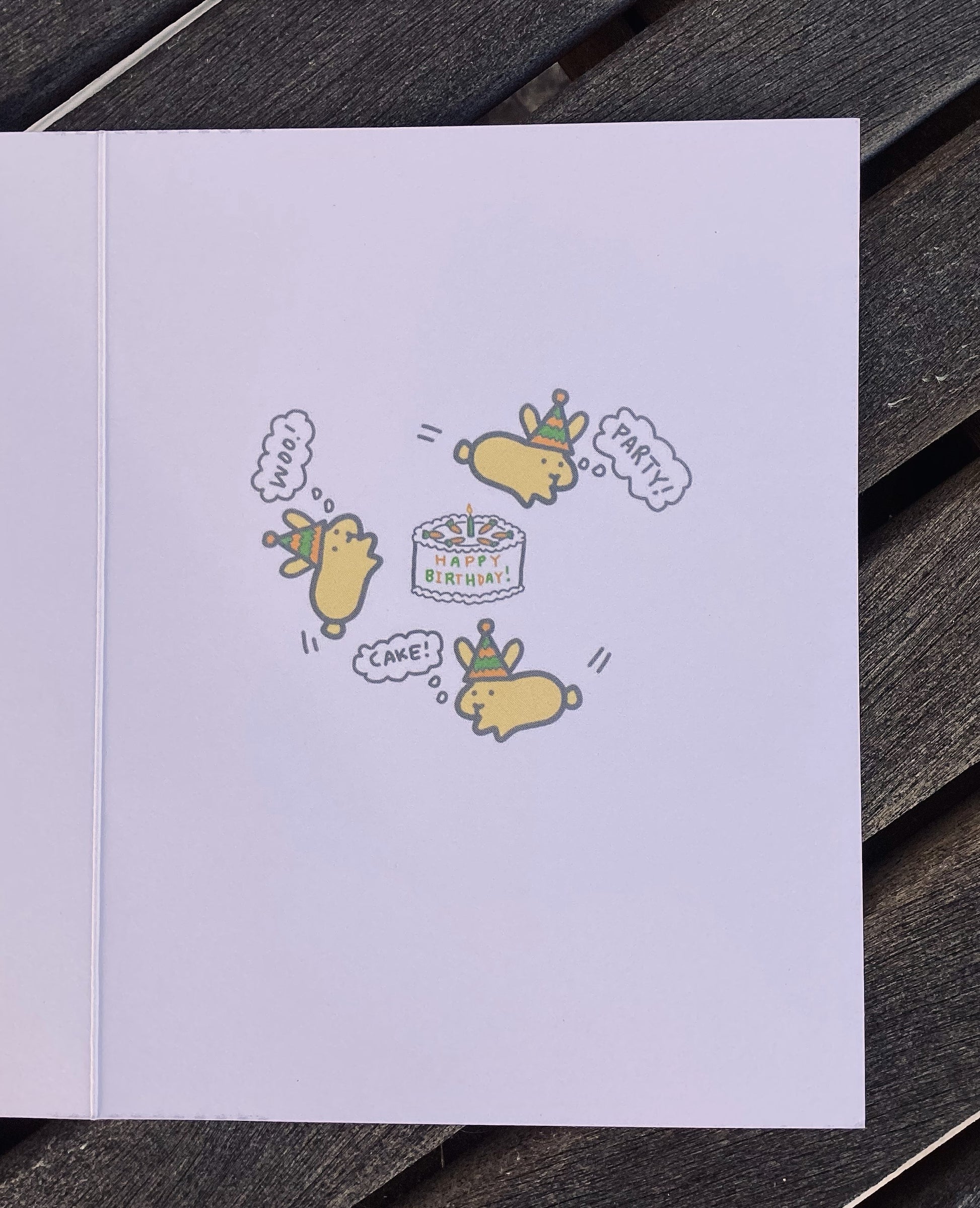 Old English Co. cute bunny hoppy birthday card for her - cute happy birthday card for women - cute animal birthday cards for sister mother daughter | blank inside with envelope Old English Co. cute bunny hoppy birthday card for her - cute happy birthday card for women - cute animal birthday cards for sister mother daughter | blank inside with envelope
