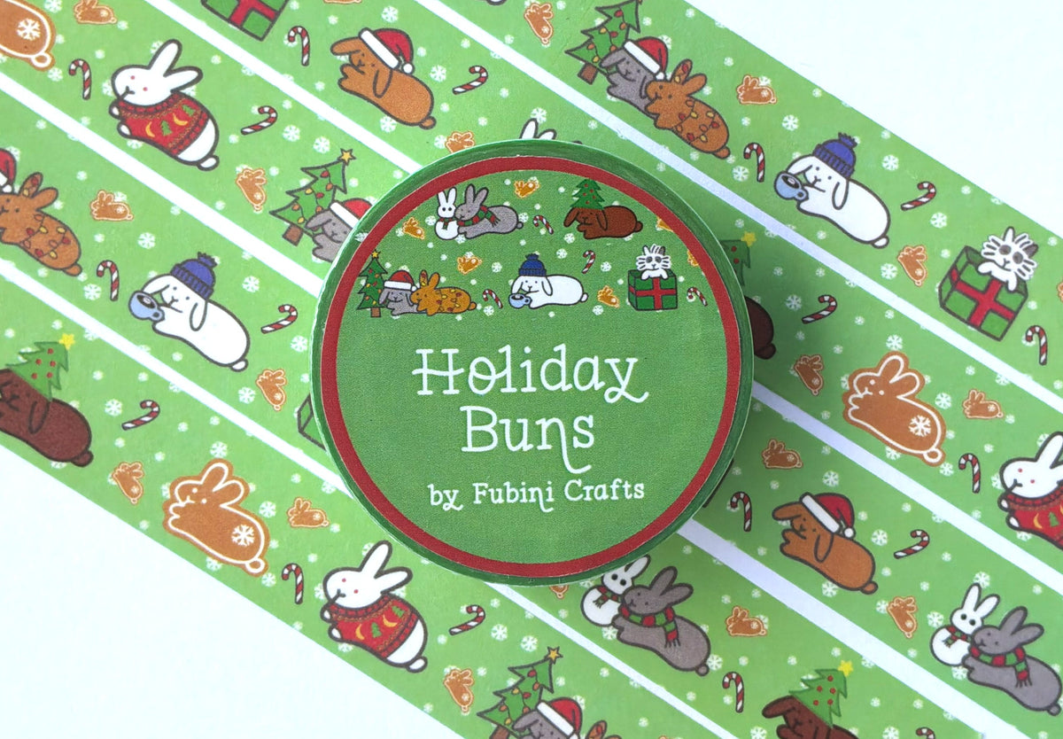 Holiday Buns Washi Tape 15mm x 10m