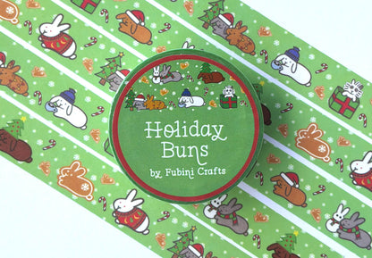 Holiday Buns Washi Tape 15mm x 10m