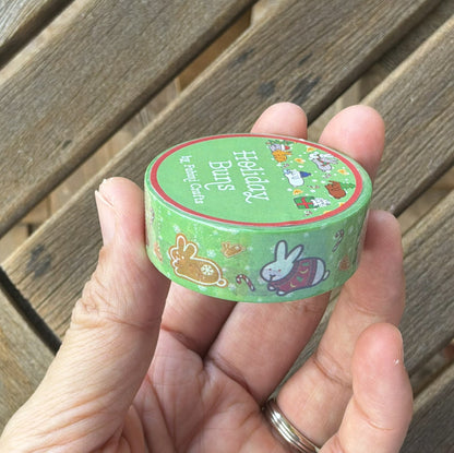 Holiday Buns Washi Tape 15mm x 10m
