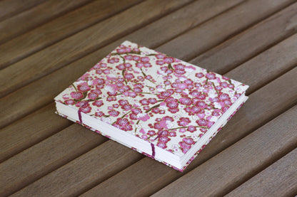 Magenta Cherry Blossoms Handmade Journal