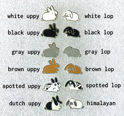 Mix & Match Bunny Stud Earrings (One Pair)