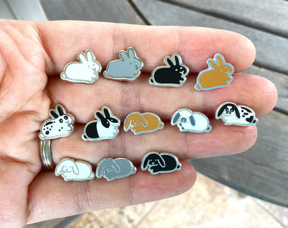 Mix & Match Bunny Stud Earrings (One Pair)
