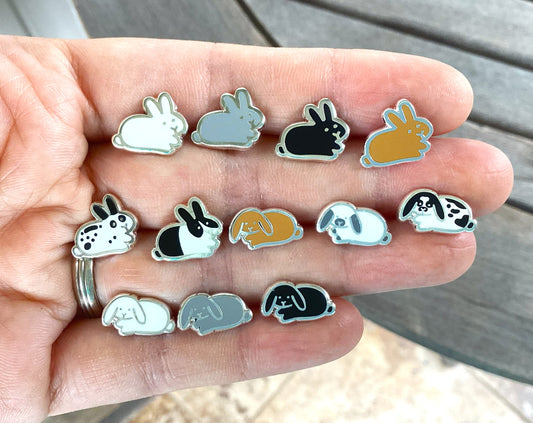 Mix & Match Bunny Stud Earrings (One Pair)
