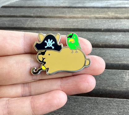 Pirate Bunny Pin