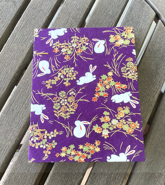 Purple Bunny Rabbit Journal