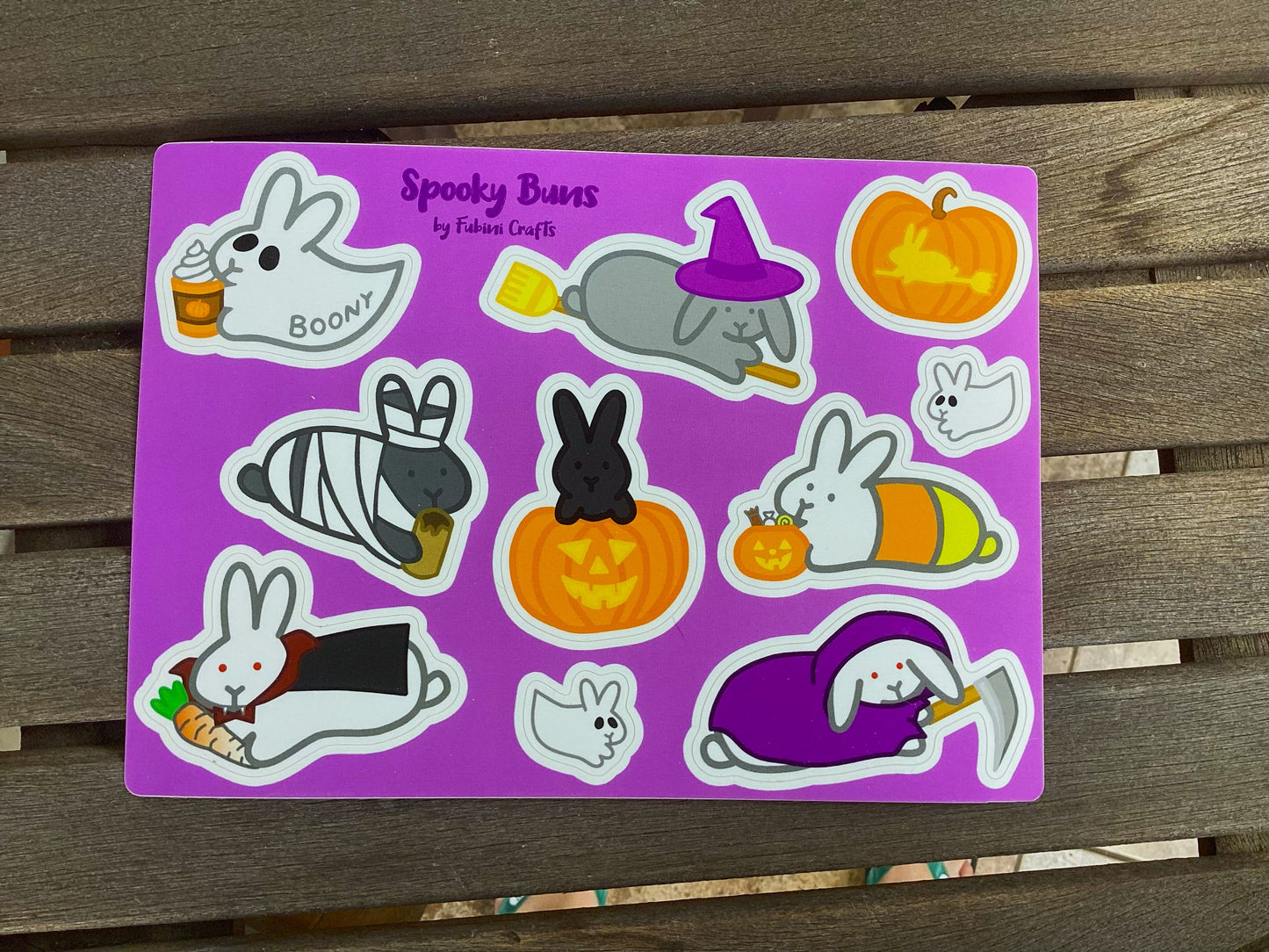 Spooky Buns Sticker Sheet