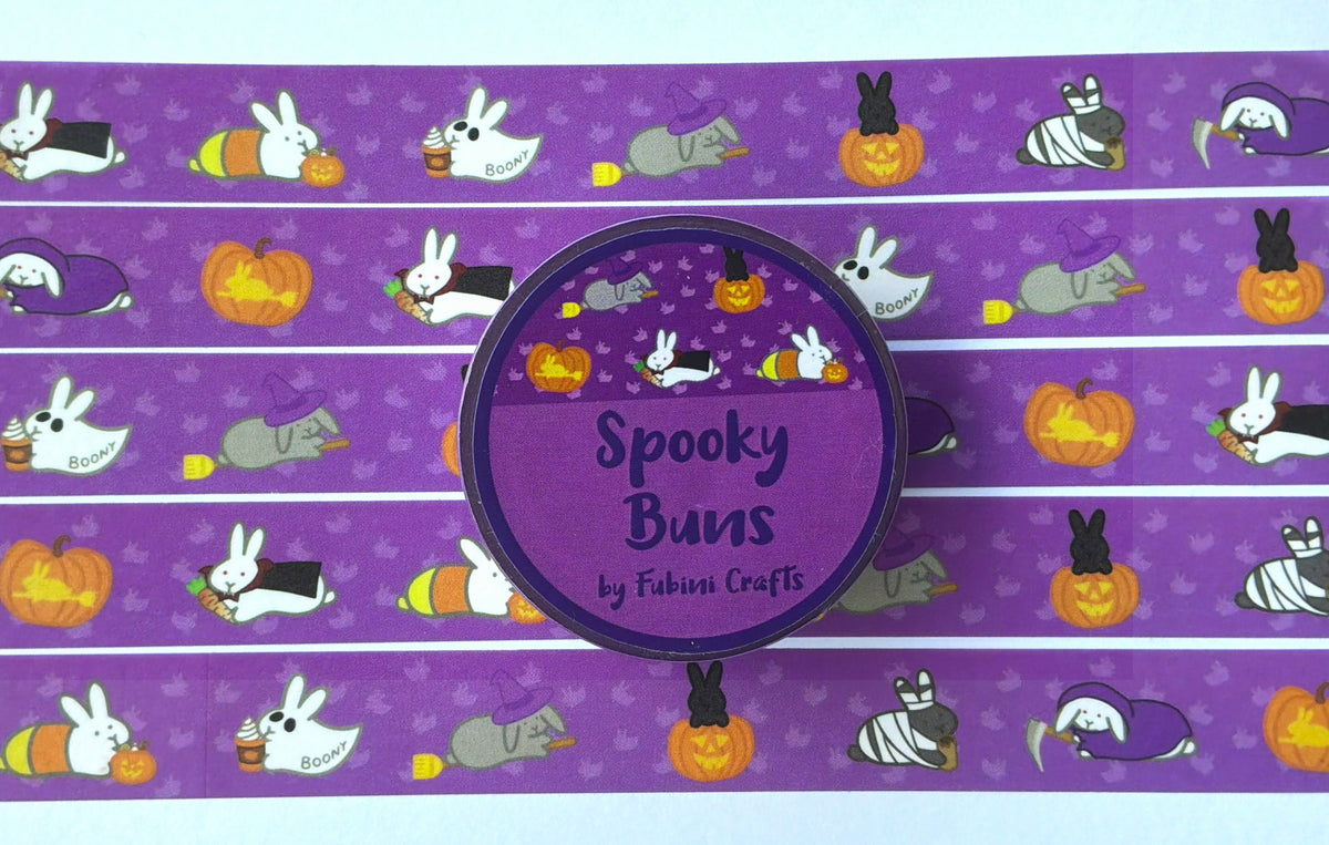 Spooky Buns Washi Tape 15mm x 10m