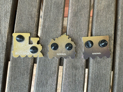 Train Bunny Pins