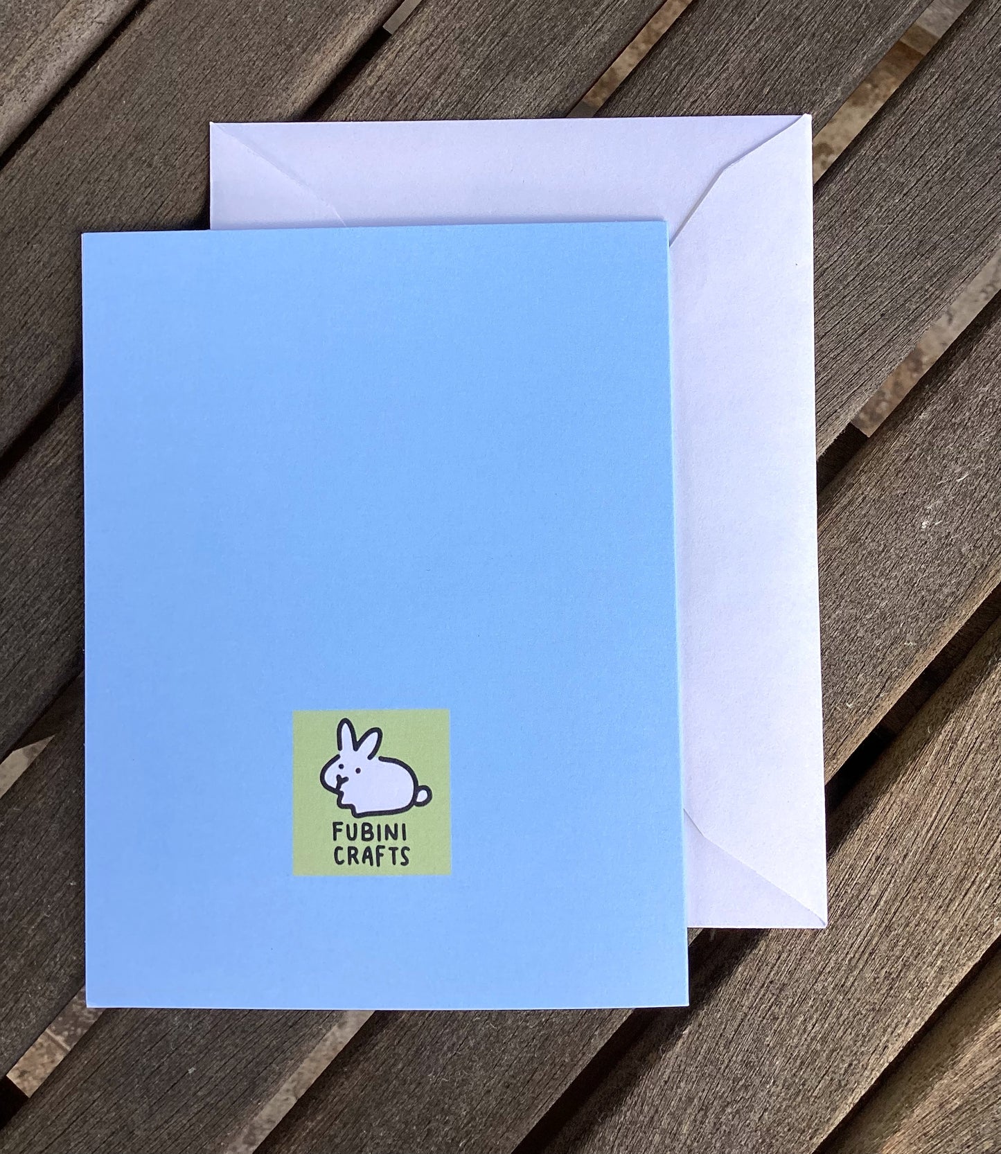 Bunny Comic Wise Hot Dog Card