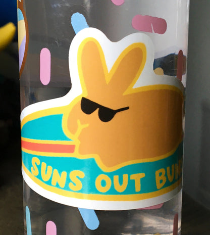 Suns Out Buns Out Sticker