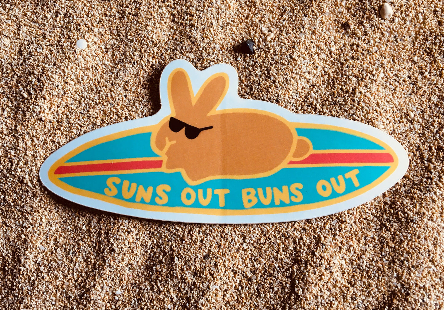 Suns Out Buns Out Sticker