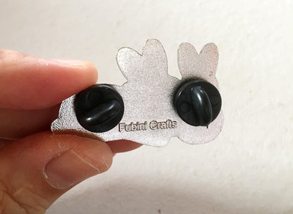 Winter Rabbit Pin