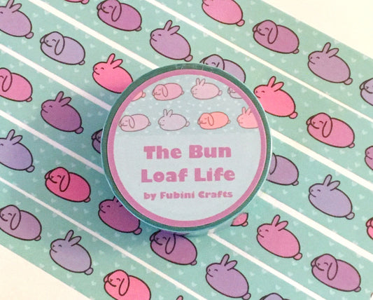 The Bun Loaf Life Pastel Washi Tape 15mm x 10m