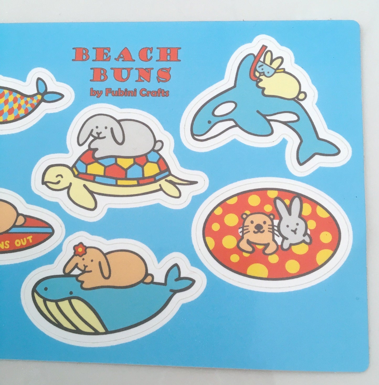 Beach Buns Sticker Sheet