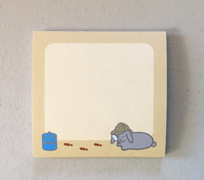 Detective Flopsy Post-It Notes