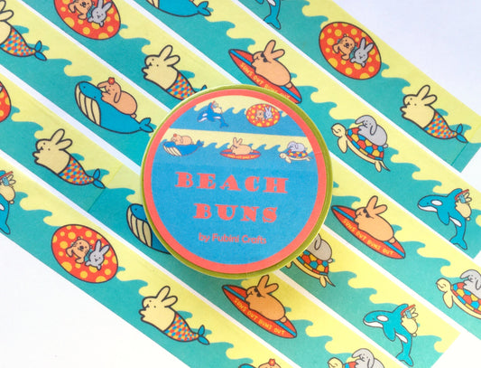 Beach Buns Washi Tape 15mm x 10m