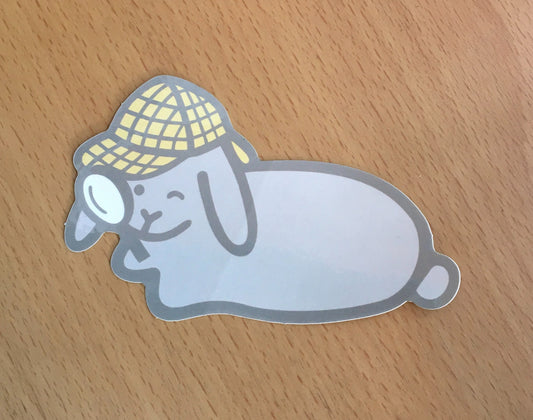 Detective Flopsy 4" Bunny Sticker